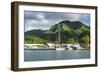 Fishing harbour of Avarua, capital of Rarotonga, Rartonga and the Cook Islands, South Pacific, Paci-Michael Runkel-Framed Photographic Print