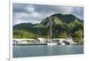 Fishing harbour of Avarua, capital of Rarotonga, Rartonga and the Cook Islands, South Pacific, Paci-Michael Runkel-Framed Photographic Print