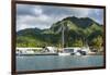 Fishing harbour of Avarua, capital of Rarotonga, Rartonga and the Cook Islands, South Pacific, Paci-Michael Runkel-Framed Photographic Print