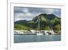 Fishing harbour of Avarua, capital of Rarotonga, Rartonga and the Cook Islands, South Pacific, Paci-Michael Runkel-Framed Photographic Print