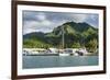 Fishing harbour of Avarua, capital of Rarotonga, Rartonga and the Cook Islands, South Pacific, Paci-Michael Runkel-Framed Photographic Print