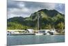 Fishing harbour of Avarua, capital of Rarotonga, Rartonga and the Cook Islands, South Pacific, Paci-Michael Runkel-Mounted Photographic Print