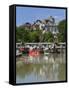 Fishing Harbour on River Rother, Old Town, Rye, East Sussex England, United Kingdom, Europe-Stuart Black-Framed Stretched Canvas