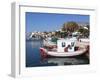 Fishing Harbour, Ormos Marathokampos, Samos, Aegean Islands, Greece-Stuart Black-Framed Photographic Print