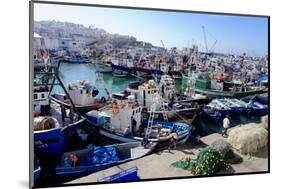 Fishing Harbour, Tangier, Morocco, North Africa, Africa-Mick Baines & Maren Reichelt-Mounted Photographic Print