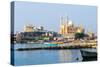 Fishing Harbour with Mosque in the Background (Kerala, India)-straannick-Stretched Canvas