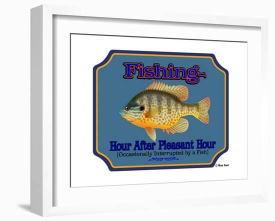 Fishing Hour after Hour-Mark Frost-Framed Giclee Print
