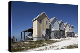 Fishing Houses Line The Beach On Dauphin Island, Alabama-Carol Highsmith-Stretched Canvas