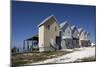 Fishing Houses Line The Beach On Dauphin Island, Alabama-Carol Highsmith-Mounted Art Print