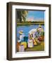 Fishing I-Jane Slivka-Framed Art Print