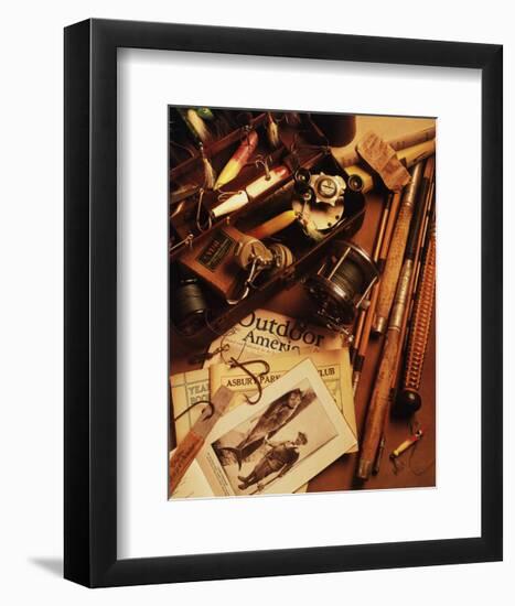 Fishing II-Michael Harrison-Framed Art Print