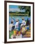 Fishing II-Jane Slivka-Framed Art Print