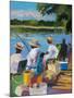 Fishing II-Jane Slivka-Mounted Art Print