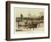 Fishing in a Punt-Henry Thomas Alken-Framed Giclee Print