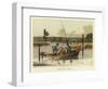 Fishing in a Punt-Henry Thomas Alken-Framed Giclee Print