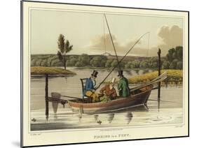 Fishing in a Punt-Henry Thomas Alken-Mounted Giclee Print