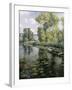 Fishing in a River in France-Frederick Charles Vipont Ede-Framed Giclee Print