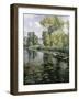 Fishing in a River in France-Frederick Charles Vipont Ede-Framed Giclee Print