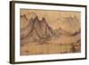 Fishing in Mountain Stream-Hsu Tao-Ning-Framed Giclee Print