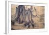 Fishing in Mountain Stream-Hsu Tao-Ning-Framed Giclee Print