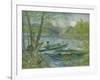 Fishing in Spring, the Pont De Clichy (Asnières), 1887-Vincent van Gogh-Framed Giclee Print