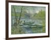 Fishing in Spring, the Pont De Clichy (Asnières), 1887-Vincent van Gogh-Framed Giclee Print