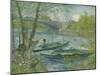 Fishing in Spring, the Pont De Clichy (Asnières), 1887-Vincent van Gogh-Mounted Giclee Print