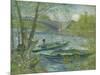 Fishing in Spring, the Pont De Clichy (Asnières), 1887-Vincent van Gogh-Mounted Giclee Print