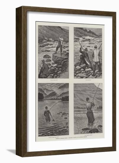 Fishing in Strange Waters-null-Framed Giclee Print