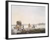 Fishing in the Rio De Le Plata, Argentina 19th Century-null-Framed Giclee Print