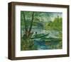 Fishing in the Spring, Pont de Clichy, c.1887-Vincent van Gogh-Framed Giclee Print