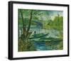 Fishing in the Spring, Pont de Clichy, c.1887-Vincent van Gogh-Framed Giclee Print