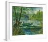 Fishing in the Spring, Pont de Clichy, c.1887-Vincent van Gogh-Framed Giclee Print