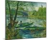 Fishing in the Spring, Pont de Clichy, c.1887-Vincent van Gogh-Mounted Giclee Print