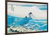 Fishing in the Surf-Katsushika Hokusai-Framed Art Print