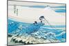 Fishing in the Surf-Katsushika Hokusai-Mounted Art Print