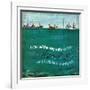 Fishing Irony-null-Framed Giclee Print