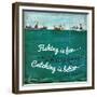 Fishing is Fun-null-Framed Giclee Print