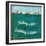 Fishing is Fun-null-Framed Giclee Print