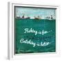 Fishing is Fun-null-Framed Giclee Print