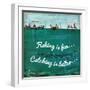 Fishing is Fun-null-Framed Giclee Print