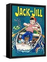 Fishing  - Jack and Jill, July 1967-Robert Jefferson-Framed Stretched Canvas