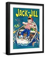 Fishing  - Jack and Jill, July 1967-Robert Jefferson-Framed Giclee Print