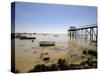 Fishing Jetty, Fouras, Charente-Maritime, France, Europe-Peter Richardson-Stretched Canvas