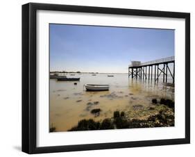 Fishing Jetty, Fouras, Charente-Maritime, France, Europe-Peter Richardson-Framed Photographic Print