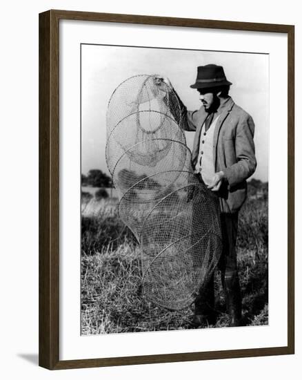 Fishing Keepnet-null-Framed Photographic Print