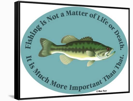 Fishing Life or Death-Mark Frost-Framed Stretched Canvas