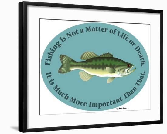 Fishing Life or Death-Mark Frost-Framed Giclee Print