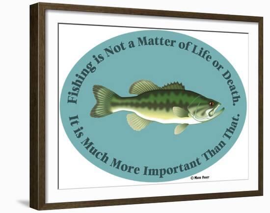 Fishing Life or Death-Mark Frost-Framed Giclee Print