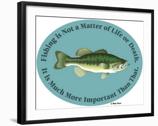 Fishing Life or Death-Mark Frost-Framed Giclee Print